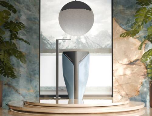 Lavabo freestanding di Glass Design firmato Tonino Lamborghini