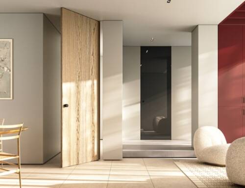 La porta a bilico di FerreroLegno, eleganza contemporanea