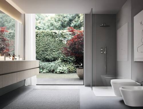 Bagno contemporaneo: Noorth presenta il sistema Sintesi